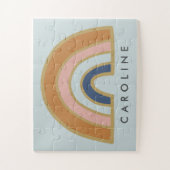  regenboog - Gepersonaliseerde naam Kinder Legpuzzel (Verticaal)