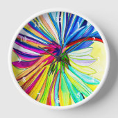 Regenboog gerbera kleurrijke bloem (Voorkant)