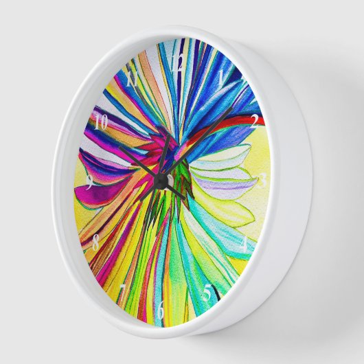 Regenboog gerbera kleurrijke bloem (Hoek)