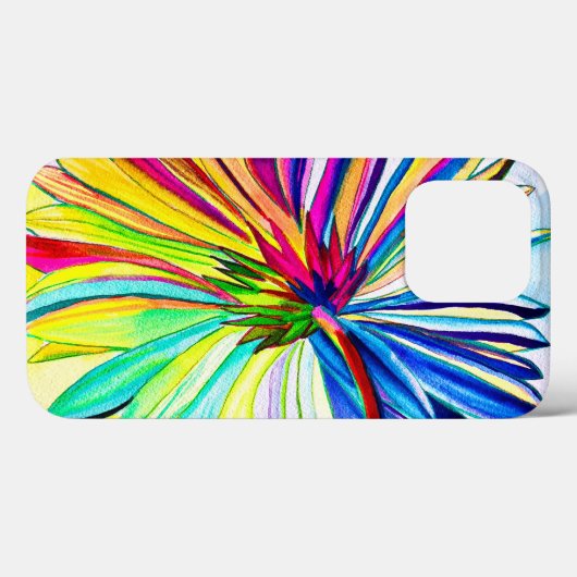 Regenboog gerbera kleurrijke bloem Case-Mate iPhone case (Achterkant (horizontaal))