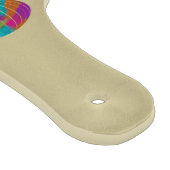 Regenboog geschilderde heteluchtballonnen geperson snijplank (Hoek)