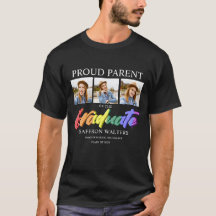 Regenboog Geslaagd 3 Foto Afstudeer T-Shirt