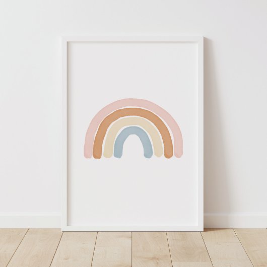 Regenboog Geslacht Neutrale Baby zenuwcel Poster