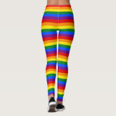 Regenboog Gestreept Leggings (Achterkant)
