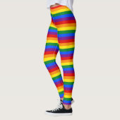 Regenboog Gestreept Leggings (Links)