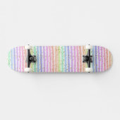 Regenboog gestreept persoonlijk skateboard (Horizontaal)