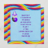 Regenboog gestreepte rand kaart (Voorkant / Achterkant)