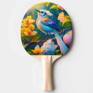 Regenboog gevleugelde Jay Fantasy Bird Tafeltennisbatje