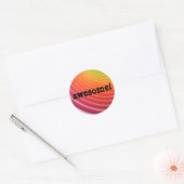 Regenboog geweldige sticker blad (Envelop)