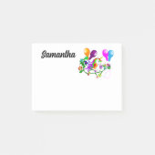 regenboog girly schattig UNICORN Post-it® Notes (Voorkant)