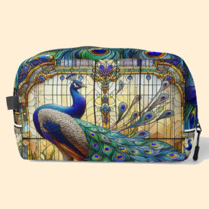 Regenboog Glas-in-lood Pauw Dopp Kit Toilettasje