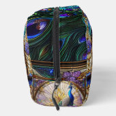 Regenboog Glas in lood Peacock Dopp Kit Toilettasje (Rechts)