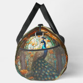 Regenboog Glas in lood Peacock grote plunjezak (Rechts)