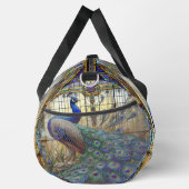 Regenboog Glas in lood Peacock grote plunjezak (Rechts)