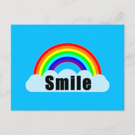 REGENBOOG - Glimlach Briefkaart