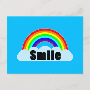 REGENBOOG - Glimlach Briefkaart