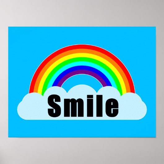 REGENBOOG - Glimlach Poster (Voorkant)