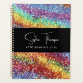 Regenboog glitter 2024 planner (Voorkant)