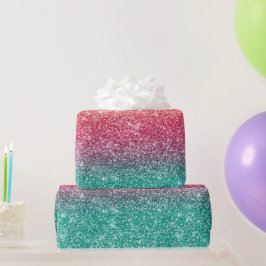Regenboog Glitter Cadeaupapier