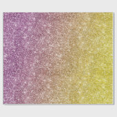 Regenboog Glitter Cadeaupapier (Vlak)