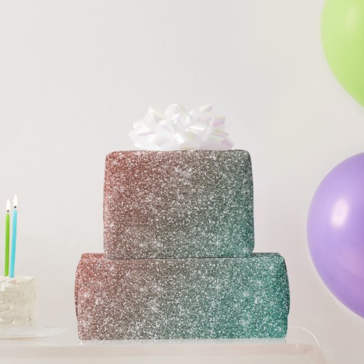 Regenboog Glitter Cadeaupapier (Feestgeschenken)
