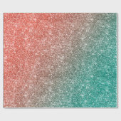 Regenboog Glitter Cadeaupapier (Vlak)