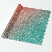 Regenboog Glitter Cadeaupapier (Uitgerold)