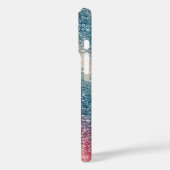 Regenboog Glitter Case-Mate iPhone Case (Achterkant / Links)