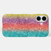 Regenboog Glitter Case-Mate iPhone Case (Achterkant (horizontaal))