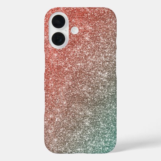 Regenboog Glitter Case-Mate iPhone Case (Achterkant)