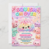 Regenboog Glitter Dumpling Squishies Verjaardagsfe Kaart (Voorkant)