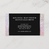 Regenboog Glitter en Glamour Beauty Visitekaartje (Achterkant)