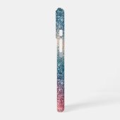 Regenboog Glitter  iPhone 16 Hoesje (Linkerkant)