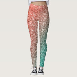 Regenboog Glitter Leggings