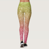 Regenboog Glitter Leggings (Achterkant)