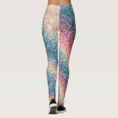 Regenboog Glitter Leggings (Achterkant)