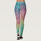 Regenboog Glitter Leggings (Achterkant)