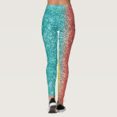 Regenboog Glitter Leggings (Achterkant)