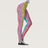 Regenboog Glitter Leggings (Rechts)