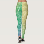 Regenboog Glitter Leggings (Achterkant)