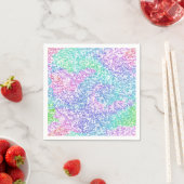 Regenboog Glitter Servet (Insitu)