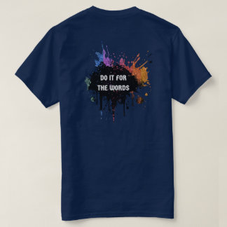 Regenboog Glitterdruppels Voor de Woorden T-shirts