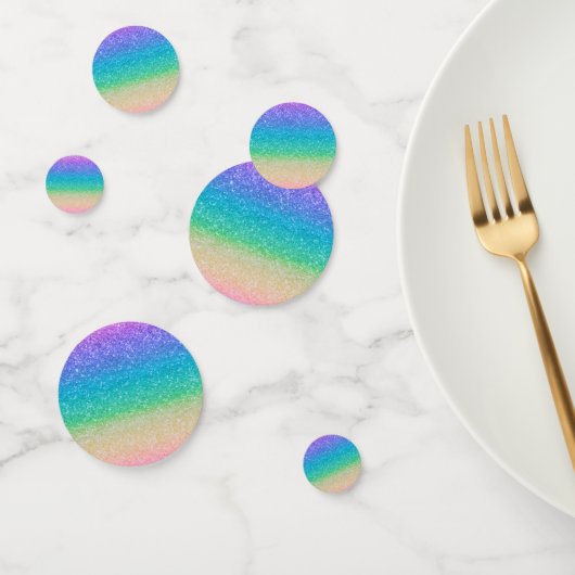 Regenboog Glitters Glitter Verjaardagsfeestje Confetti (Groep)