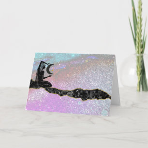 *~* Regenboog Glitters GODIN Meditatie Dekentje Bedankkaart