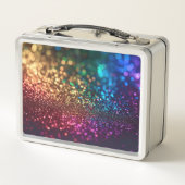 Regenboog Glitters op Zwart (Achterkant)