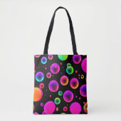 Regenboog Glowing Bubbel Droom Tote Bag (Voorkant)