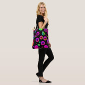 Regenboog Glowing Bubbel Droom Tote Bag (Op model)