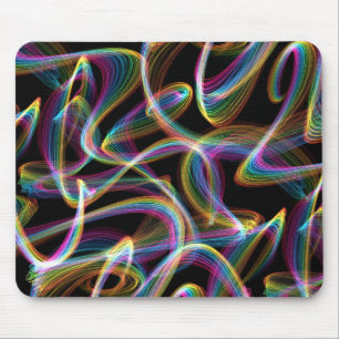 regenboog glowstick lightpainting : muismat
