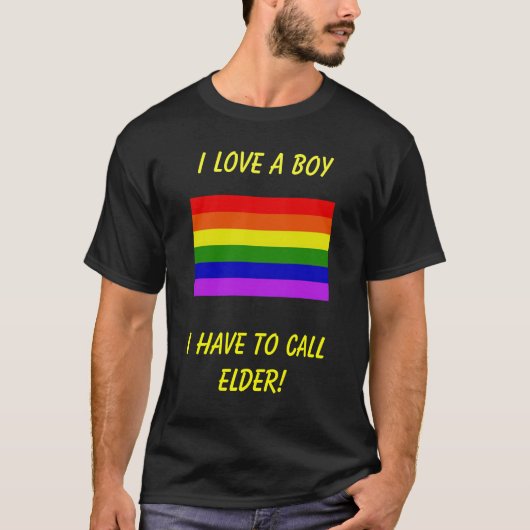 Regenboog, goed gevulde tempelkledingstukken zette t-shirt (Voorkant)
