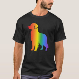 Regenboog Golden Retriever Hondenliefhebber T-shirt